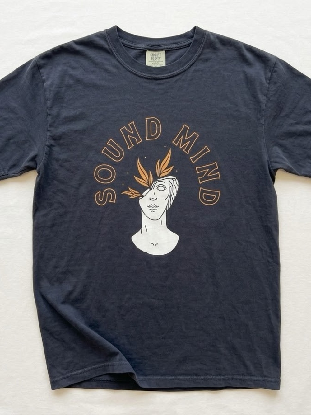 "Sound Mind" T-Shirt - Helser Music / Cageless Birds - Washed Black - Size L